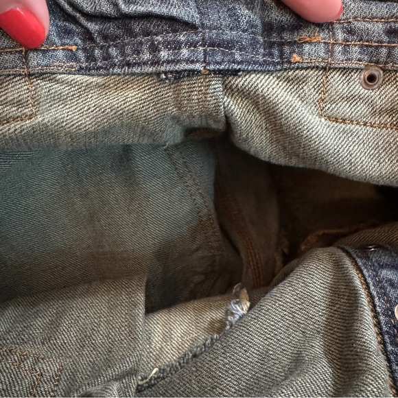 Magnolia Pearl Sanforized Processing Patchwork Jeans Pants One Size Denim Boho - Picture 10 of 10